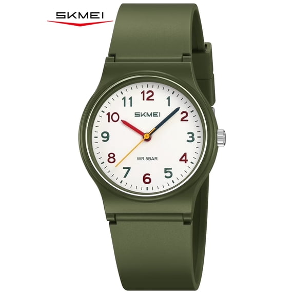 SKMEI Digital Analog Watch 50M Waterproof Watches Easy to Read Learning Time Watch,for Ages 3-12 Great Gifts
