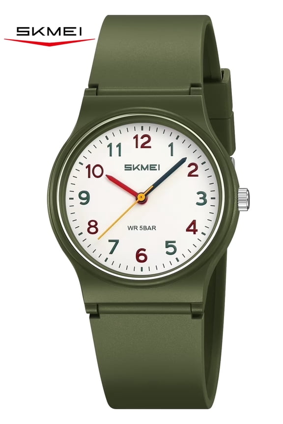 Digital Analog Watch 50M Waterproof Watches Easy to Read Learning Time Watch，for Ages 3-12 Great Gifts