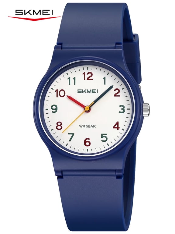 Digital Analog Watch 50M Waterproof Watches Easy to Read Learning Time Watch,for Ages 3-12 Great Gifts