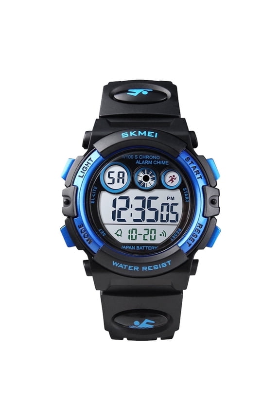 Digital  Watch, 50M Waterproof Led Watches For Ages 5-13 Sports, LED Light