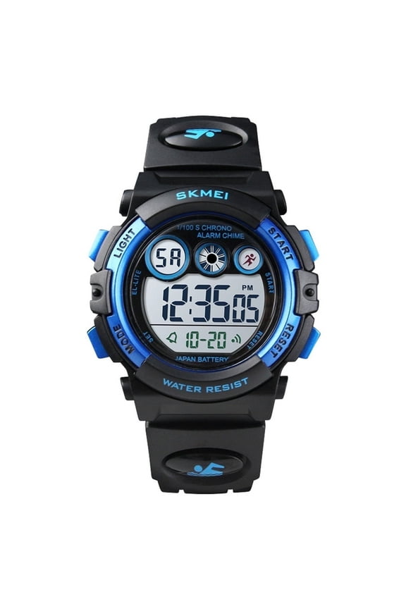 Digital Watch, 50M Waterproof Led Watches For Ages 5-13 Sports, LED Light