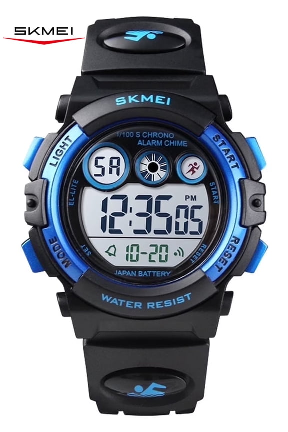 Digital Watch, 50M Waterproof Led Watches For Ages 5-13 Sports, LED Light