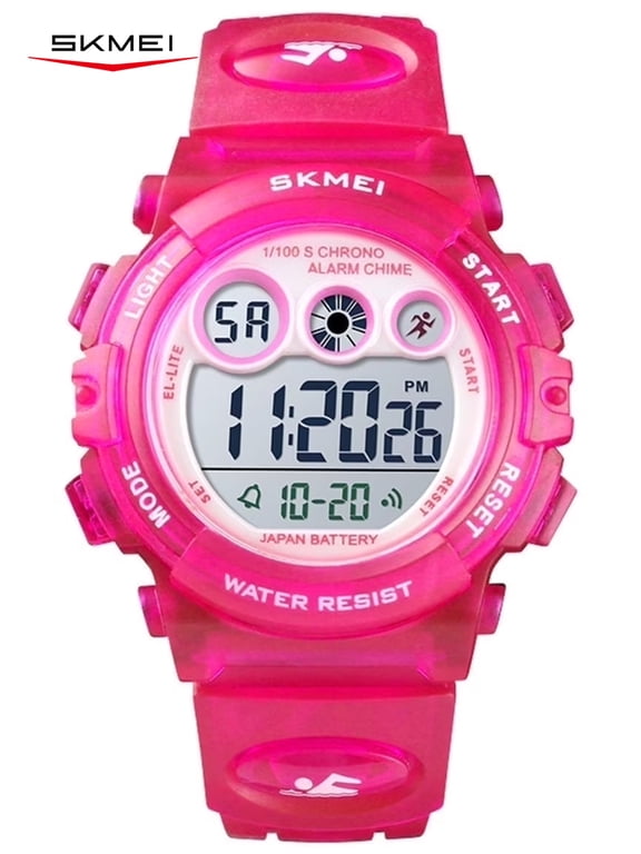 Digital Watch, 50M Waterproof Led Watches for Ages 5-13 , Sports LED Light