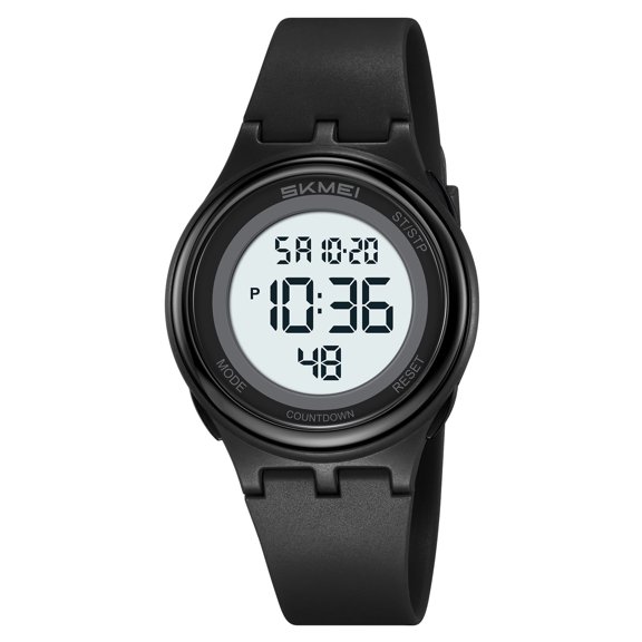 SKMEI Digital Watch Sport Outdoor Multifunctional Chronograph Easy to Read Learning Time Watch for 6-12 Year Wristwatch