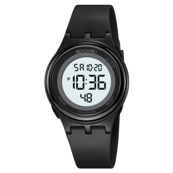 SKMEI Digital Watch Sport Outdoor Multifunctional Chronograph Easy to Read Learning Time Watch for 6-12 Year Wristwatch