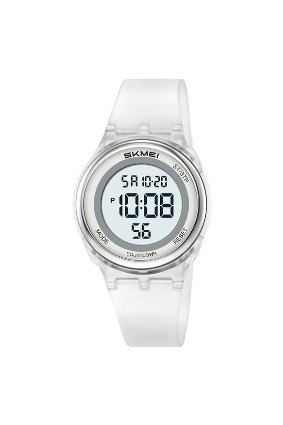 Digital Watch Sport Outdoor Multifunctional Chronograph Easy to Read Learning Time Watch for 6-12 Year Wristwatch