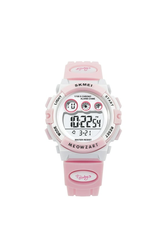 Digital Watch Sport Waterproof Watches Outdoor Multifunction Chronograph for Ages 5-7-10-12 with Colorful LED Backlight