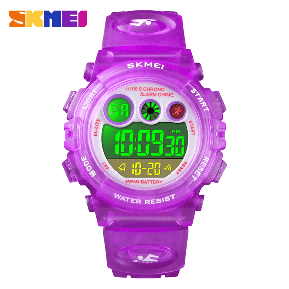 SKMEI Digital Watch,Sports Digital Waterproof Led Watches with Alarm Wrist Watches for ,PU strap