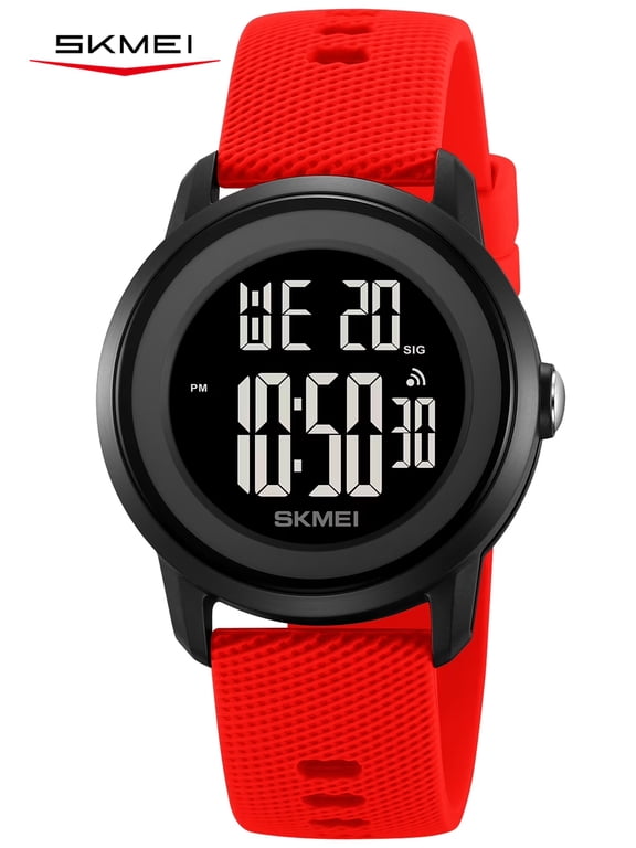 Digital Watch, Sports Waterproof Led Watches with Alarm Wrist Watches 5-12 Ages