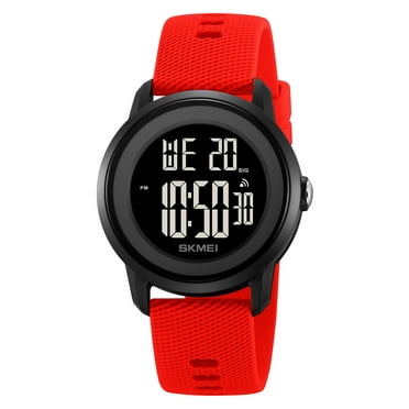 SKMEI  Digital Watch, Sports Waterproof Led Watches with Alarm Wrist Watches  5-12 Ages