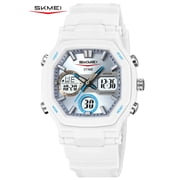 SKMEI Digital Watch for Men and Women Dual Display Sport Wristwatch with LED Backlight, Stopwatch, Alarm and 3 Time Display Modes