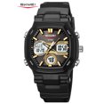 thumbnail image 1 of SKMEI Digital Watch for Men and Women Dual Display Sport Wristwatch with LED Backlight, Stopwatch, Alarm and 3 Time Display Modes, 1 of 6