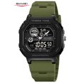 thumbnail image 1 of SKMEI Digital Watch for Men and Women Lightweight TPU Band Outdoor Sport with EL Backlight Stopwatch Alarm 3 Time Display Modes, 1 of 5