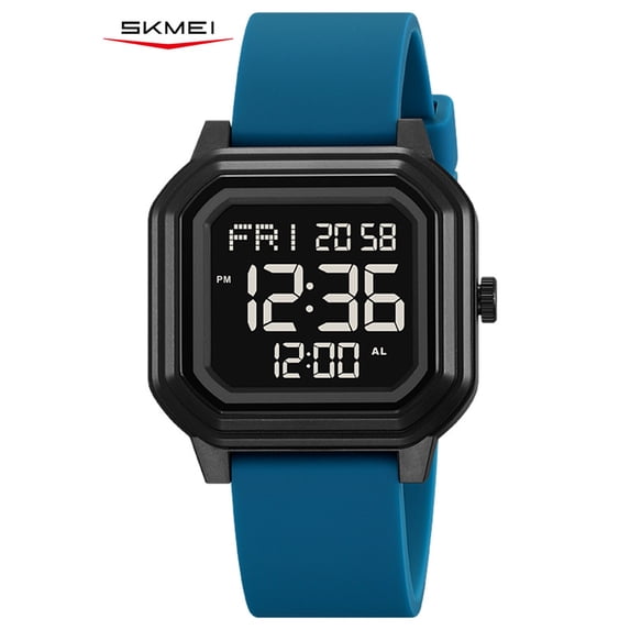 SKMEI Digital Watch for Men and Women with Stopwatch, Alarm, Countdown Timer and EL Backlight, Lightweight Style for Sport and Daily Wear