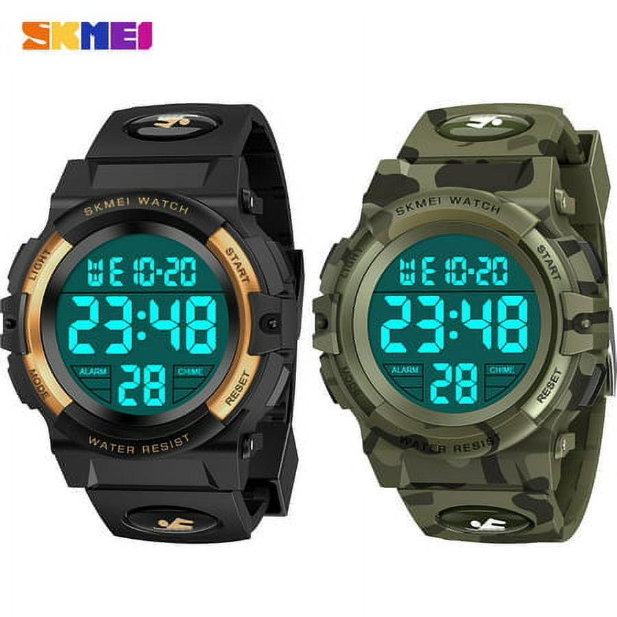 SKMEI Men's Multifunctional Quartz Watch Four-Display Dial, Creative  Personality, Waterproof Fashion Sports Quartz Watch 9285 - AliExpress