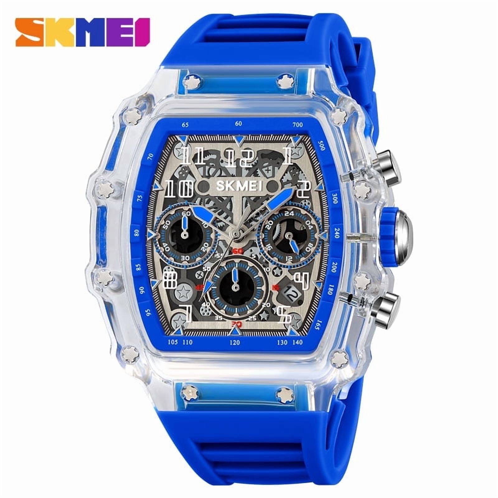 SKMEI Fashion Quartz Movement Watches Mens Wristwatches 5Bar Waterproof ...