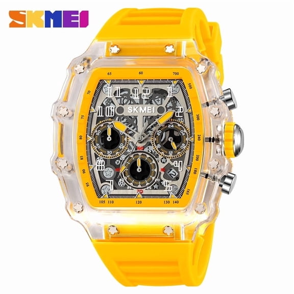 SKMEI Fashion Quartz Movement Watches Mens Wristwatches 5Bar Waterproof Date Time Stopwatches Reloj Hombre 2305