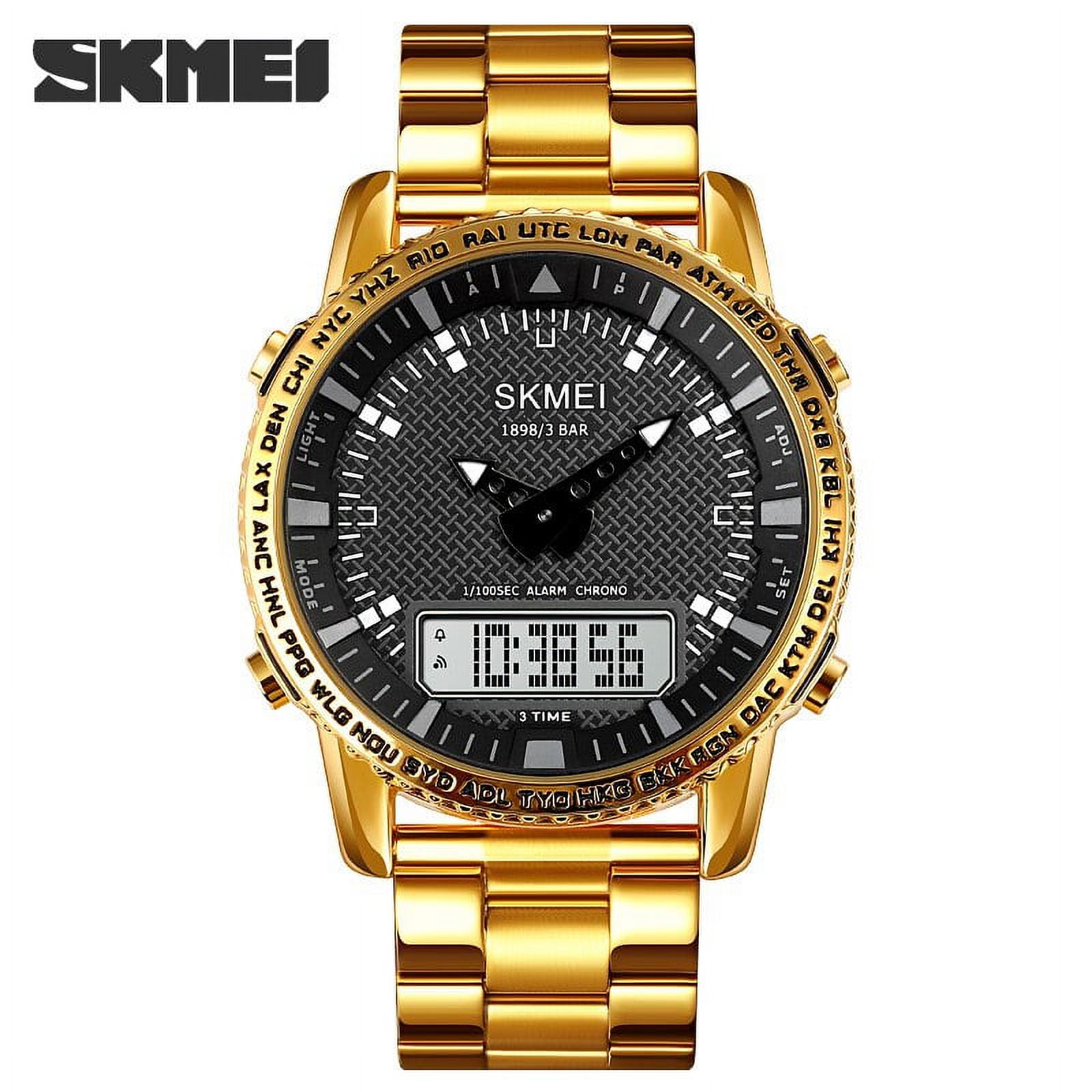 Skmei stainless sales steel watch
