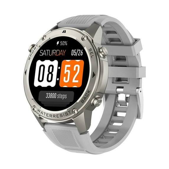 SKMEI GPS Military Smart Watch for Men,1.43" AMOLED Screen,Satellite Positioning,170+ Sport Modes 50M Waterproof Fitness Watch for iOS Android