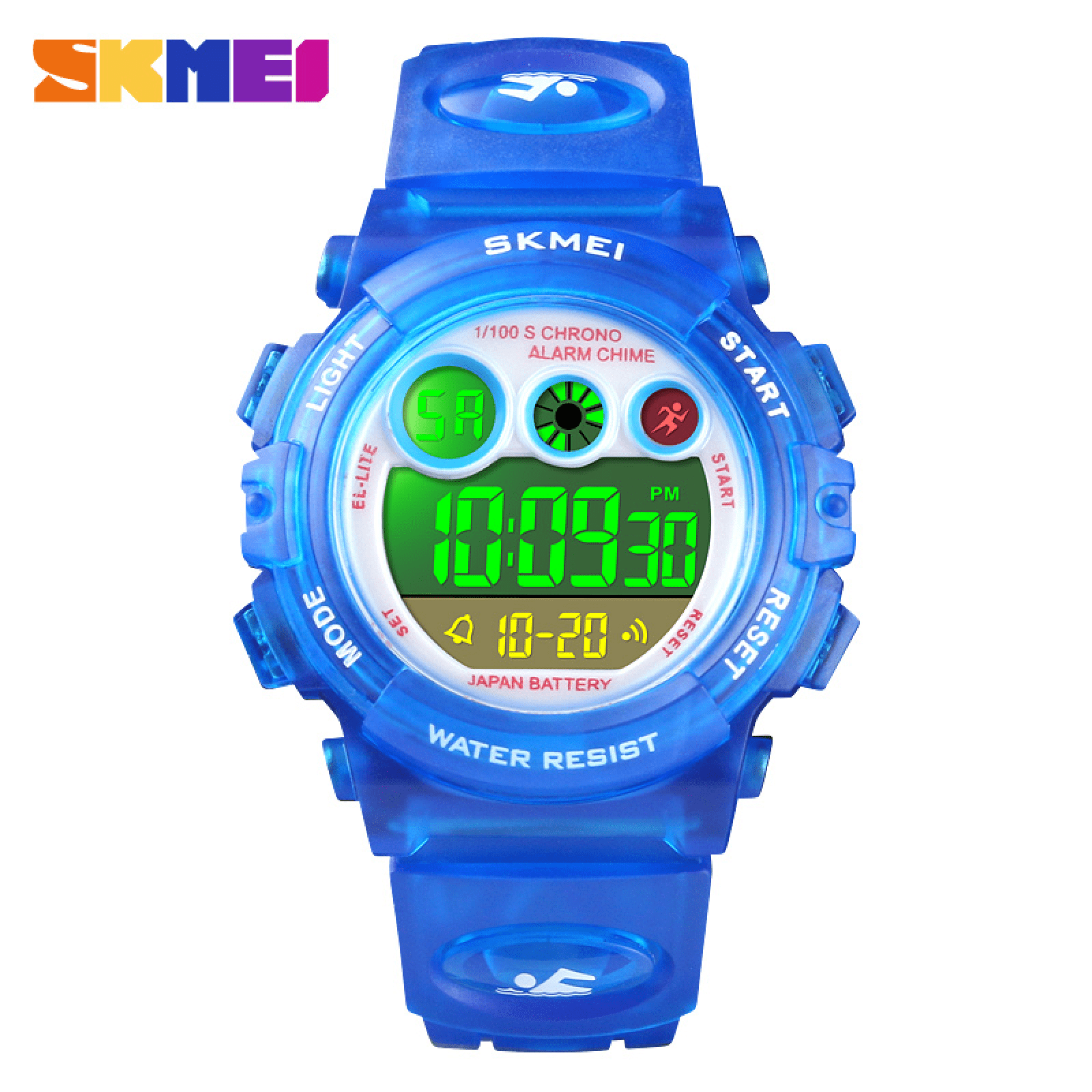 SKMEI Kids Watch, Boys Sports Digital Waterproof Led Watches with Alarm