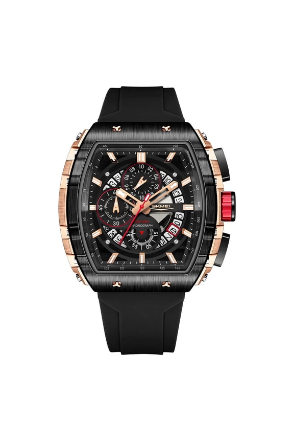 SKMEI Male Waterproof Time Casual Business Watches Luxury Date Movement Quartz Watch For Men Women Chronograph Mechanical Watch Business Watch Moon Phase Stainless Steel Waterproof