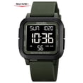 thumbnail image 1 of SKMEI Men Digital Sports Watch Ultra-Thin Large Face Waterproof Wrist Watches for Men with Stopwatch Countdown Timer Alarm Function Dual Time LED Back Light, 1 of 9