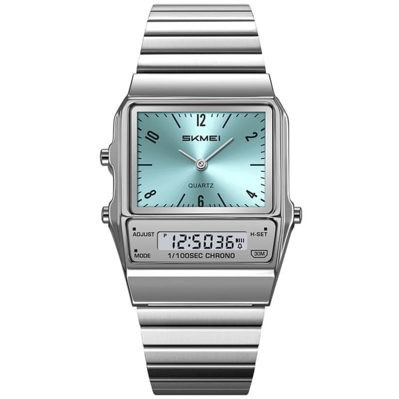 SKMEI Men Watch Digital Sports Watches for Womens Mens Multifunction Waterproof Wristwatch with 3Time/Alarm/Chronograph