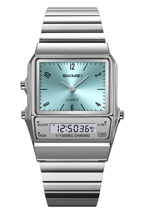 Men Watch Digital Sports Watches for Womens Mens Multifunction Waterproof Wristwatch with 3Time/Alarm/Chronograph