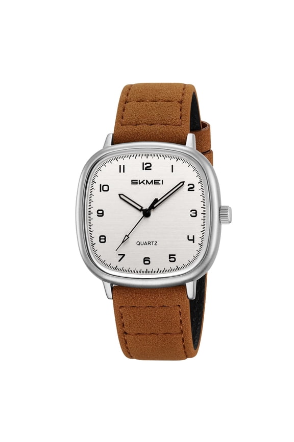 Men Watch Fashion Minimalist Quartz Waterproof Wrist Watches for Mens Big Face Business Casual Watch,Leather Watch Strap