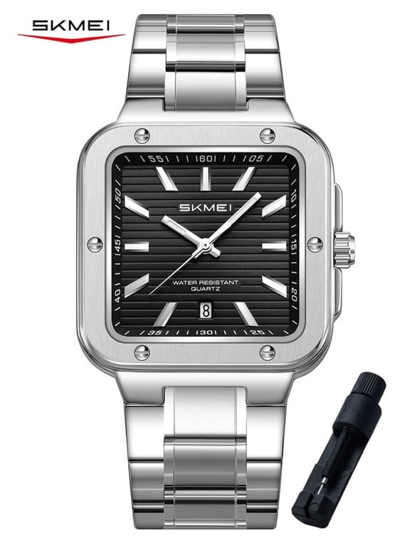 Men Watches Analog Quartz Stainless Steel Watches for Men Waterproof Luminous Date Classic Men Wrist Watch