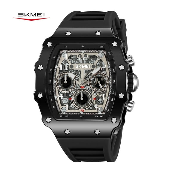 Explojoy Men's Business Chronograph Watch – Waterproof Quartz Wristwatch with Luminous Display & Calendar Function