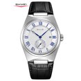 thumbnail image 1 of SKMEI Men's Casual Leather Watch Big Face Watch for Men，Fashion Business Dress Analog Quartz Waterproof Wrist Watch, 1 of 7