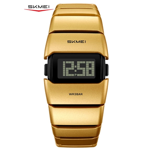 SKMEI Men's Digital Watch, Polygonal Sport Watch with Stopwatch Date Alarm and EL Backlight