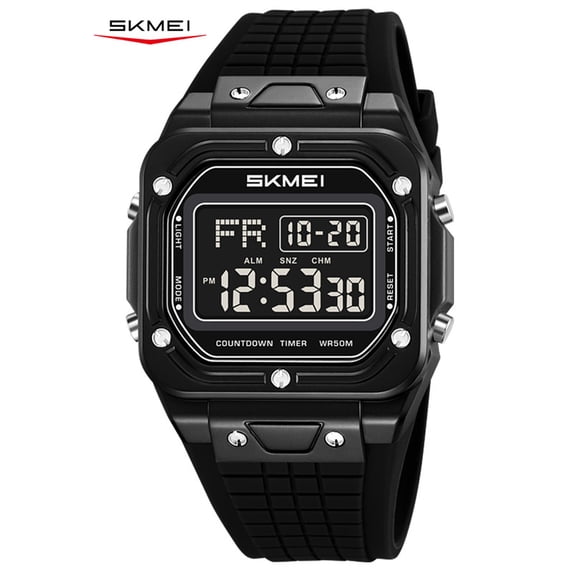 SKMEI Men's Digital Watch, Sport Watch with Stopwatch Date Alarm and EL Backlight