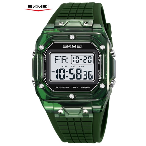 SKMEI Men's Digital Watch, Sport Watch with Stopwatch Date Alarm and EL Backlight