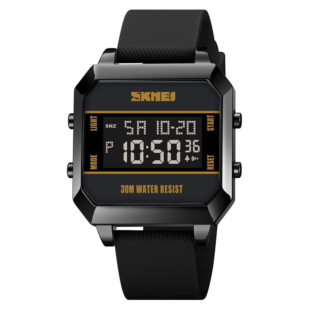 SKMEI Men s Watch Large Big Face Mechanical Fashion Outdoor Sports Watch Black