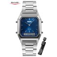 thumbnail image 1 of SKMEI Men's Watch, Rectangular Sport Watch with Analog Digital Dual Display, Stopwatch Alarm Date and EL Backlight, 1 of 3
