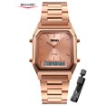 thumbnail image 1 of SKMEI Men's Watch, Rectangular Sport Watch with Analog Digital Dual Display, Stopwatch Alarm Date and EL Backlight, 1 of 3