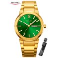 thumbnail image 1 of SKMEI Men's Watch, Round Quartz Analog Business Watch Stainless Steel Chain Bracelet, 3ATM Water Resistant Classic Wristwatch for Men Business and Daily Wear, 1 of 5