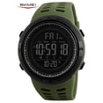 thumbnail image 1 of SKMEI Men's Watch Waterproof Digital Sport Watch  Military Digital Watches for men Alarm Back Light Classic Large Face Watch Army Green, 1 of 10