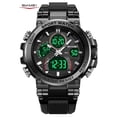 thumbnail image 1 of SKMEI Men's Watches Fashion Military Waterproof Big Face Digital Sport Watch with Dual Time Alarm LED Stopwatch, 1 of 9