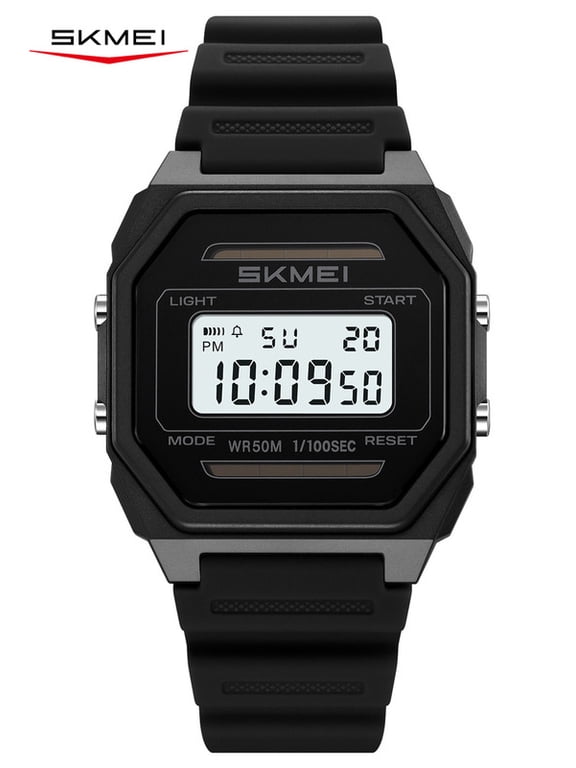 Men's Watches Sports Outdoor Digital Watch Waterproof Multi Function Wrist Watches for Men with Back Light Alarm Stopwatch