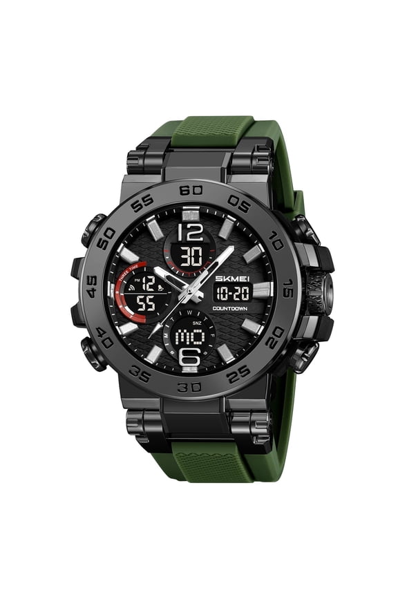 Men's Watches Sports Outdoor Waterproof Military Watch Date Multi Function Tactics LED Alarm Stopwatch