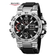 SKMEI Mens Watches Sports Outdoor Waterproof Military Watch Date Multi Function Tactics LED Alarm Stopwatch