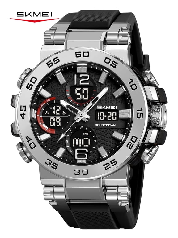 Men's Watches Sports Outdoor Waterproof Military Watch Date Multi Function Tactics LED Alarm Stopwatch