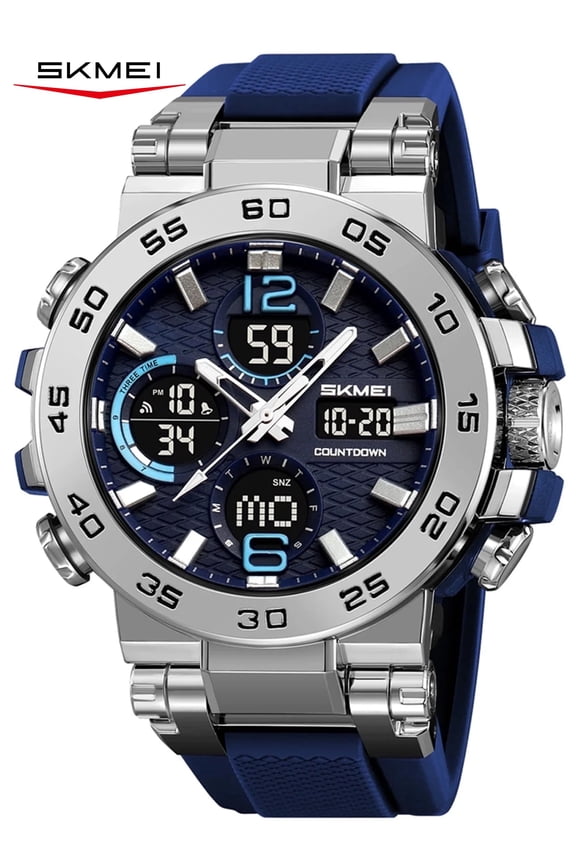 Men's Watches Sports Outdoor Waterproof Military Watch Date Multi Function Tactics LED Alarm Stopwatch