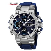 SKMEI Mens Watches Sports Outdoor Waterproof Military Watch Date Multi Function Tactics LED Alarm Stopwatch