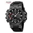 thumbnail image 1 of SKMEI Men's Watches Sports Outdoor Waterproof Military Watch Date Multi Function Tactics LED Alarm Stopwatch, 1 of 10