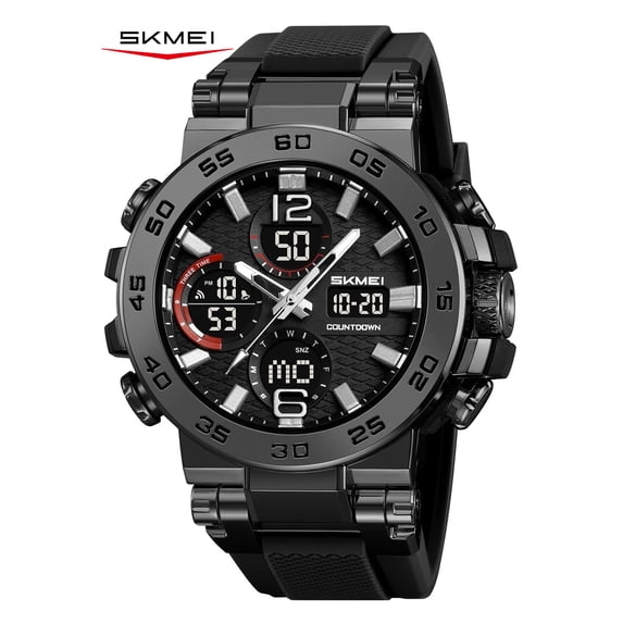 SKMEI Men's Watches Sports Outdoor Waterproof Military Watch Date Multi Function Tactics LED Alarm Stopwatch