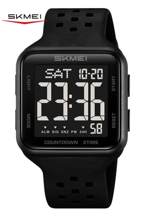 Mens Watch Digital Outdoor Sports Waterproof Large Face Wrist Watches for men with LED Back Ligh/Alarm/Stopwatch